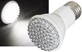 Produkt-Bild: LED Strahler JDR E27, 60 LEDs "H35 Pro" 6200k, 250lm, 60&deg;, 230V/3W, wei&szlig;