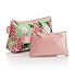 Floral Cosmetic Bag Purse Set