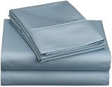 Pike Street 1000 Thread Count Egyptian Cotton Queen Sheet Set, Light Blue