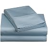 Pike Street 1000 Thread Count Egyptian Cotton King Sheet Set, Light Blue