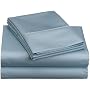 Pike Street 1,000 Thread Count Egyptian Cotton Queen Sheet Set, Light Blue