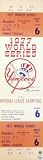Reggie Jackson New York Yankees - 1977 World Series Game 6 - Autographed Mega Ticket with Mr October Inscription