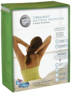 Celliant 5-Sided Mattress Protector Depth: 8-13.5", Size: Full