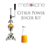 Metrokane 1009 Citrus Power Juicer and juice pitcher