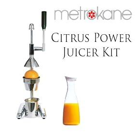 Metrokane 1009 Citrus Power Juicer and juice pitcher by Metrokane