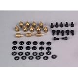Du-Bro 605 E-Z Connectors With Re-Usable Nylon Snap Ons Bulk (12-Pack) by Du-Bro Products