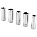Powerbuilt 640855 3/8-Inch Drive Spark Plug Socket Set, 5-Piece