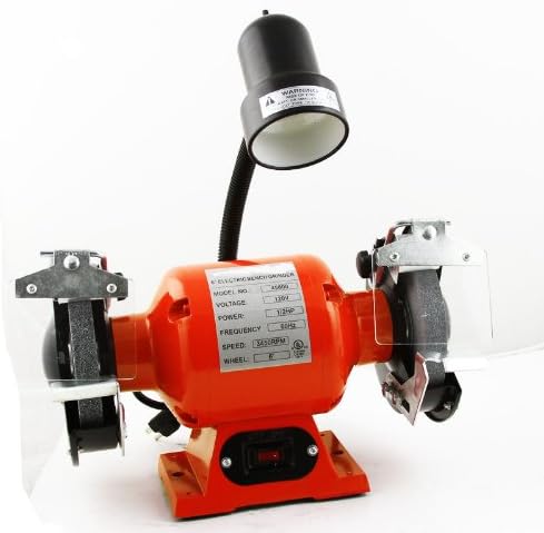 GHP Grinding Tools 1/2 HP 6" Bench Grinder UL w Lights