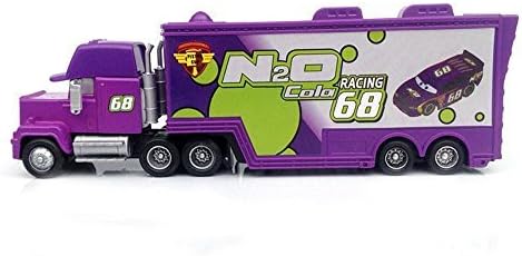 D0063 Funny Pixar Cars diecast figure toy Alloy Car Model for kids children Toy-Container truck purple NO.68