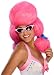 Humor Wig, Poodle Pink