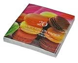 Serviettes de Table en Papier - Illustration de Macarons - X 20