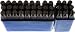 6mm - 1/4 inch Alphanumeric Punch Set, 36pc