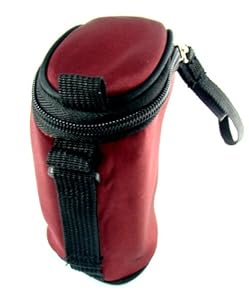 Classy Style Minidv Handycam Camcorder Case for Canon Vixia Hf200 Fs11 Fs200 Fs10 Zr900 Zr 850 Zr 800 Camcorders (Red)