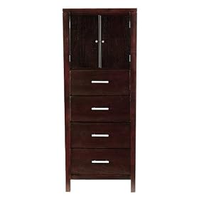 Modus Furniture Nevis Lingerie Chest, Espresso