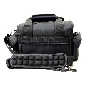 Canon FS11 Camcorder CaseCrown High Tech Air Cell Case and Air Cell Shoulder Strap