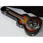 NEW SQUARE NECK RESONATOR DOBRO GUITAR w/ DLX HARDCASE