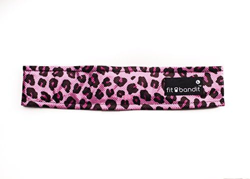Fit Bandit, No Slip Headband, Pink Leopard *Patent Pending