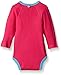 Zutano Girls' Baby Bunnies Screen L/s Wrap Body