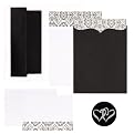 Black & White Scroll Pocket Inv Kit