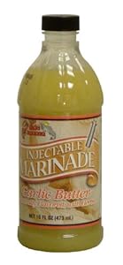 King Kooker 96048 16-Ounce Garlic Butter With Herbs Injectable Marinade