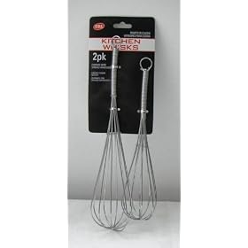 Wire Egg Whisks 2/Card 26m & 20cm (KA0110)