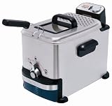 Tefal FR 7013 Oleoclean Inox und Design Kaltzonen-Fritteuse