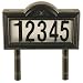 Moonrays 93100 2-Sided Address Light Solar Powered Glowing Stake Mount or Wall Mount