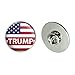 President Trump American Flag Metal 1.1