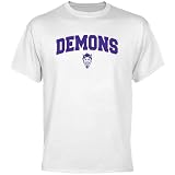 NCAA Northwestern State Demons White Logo Arch T-shirt-