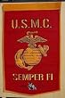 US Marines - Dynasty Banners Pennant w/Rod NCAA (Pennant Wallhanging)