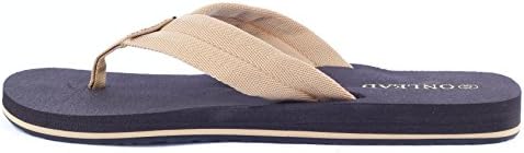 Men's Cozy Brown Flip Flop EVA Insloe 9 M US
