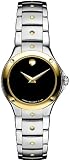 Movado Womens 605911 S.E. Two Tone Stainless Steel Watch Movado Womens 605911 S.E. Two-Tone Stainless Steel Watch