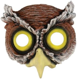 Adult Owl Halloween Costume Half Mask