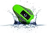 Aerb® 4G Waterproof MP3 Music Player With Mono OLED Screen Display Support FM Radio / Pedometer for Swimming & other Sports (IPX-8 Standard)--Green