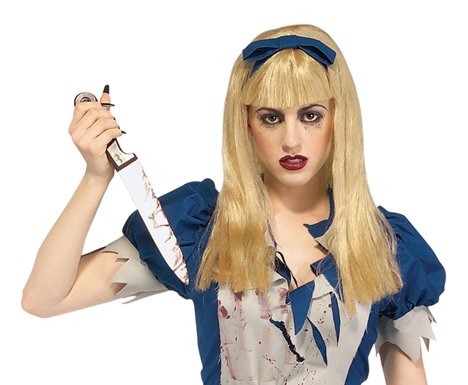 Malice in Horrorland Adult Wig