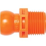 Loc-Line Coolant Hose Component, Acetal Copolymer, Connector, 1/2" Hose ID, 1/2" NPT (Pack of 4)