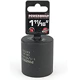 Powerbuilt 647093 1/2-Inch Drive, 1-11/16-inch Dodge Spindle Nut Socket