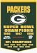 NFL Green Bay Packers Embroidered Football Super Bowl Champions Dynasty Banner