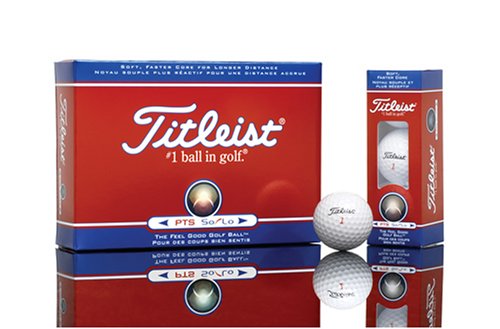 Titleist PTS Solo 12 weisse Golfbälle