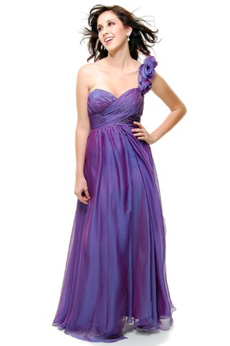 Prom One Shoulder Dress New Elegant Long Gown