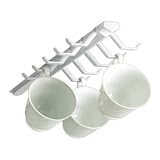 Spectrum Diversified 34100 White Sliding Cup Rack