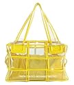 Melie Bianco Clear Woven Bag