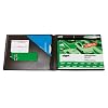 Sigel EF610 Einband f�r Formularb�cher, mit Einstecktaschen und Stifthalter, Lederoptik schwarz, matt, Kunststoff, f�r A6 q, 1 ST