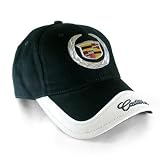 Cadillac Black & Beige 3D Logo Baseball Hat by GM