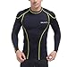 Baleaf Men's Running Fitness Workout Training Compression Base Layer Shirt