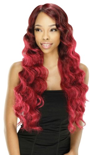 Model Model Deep Invisible L-Part Lace Front Synthetic Wig - Love (OMROSE)