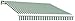Awntech 8-Feet Maui-LX Right Motor with Remote Retractable Acrylic Awning, 84-Inch Projection, Forest Green/White