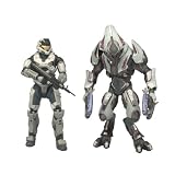 McFarlane Toys Halo Reach Series 1 Spartan Mark V [B] (Male) & Elite Ultra 2 Pack