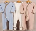 ORGANIC DAY/SLEEPSUIT - BLUE
