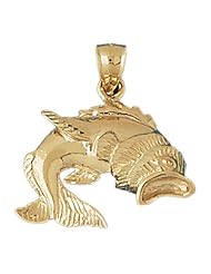 CleverEves 14K Gold Pendant Goldfish 7 - Gram(s)